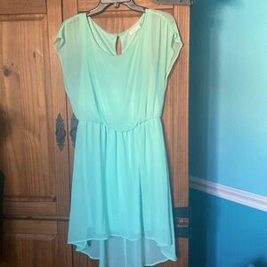 Lush light green dress Nwot womens size large